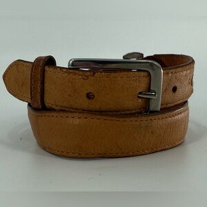 Vintage Abercrombie‎ & Fitch Made in USA Leather Belt S